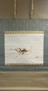 竹内栖鳳　焼鯛